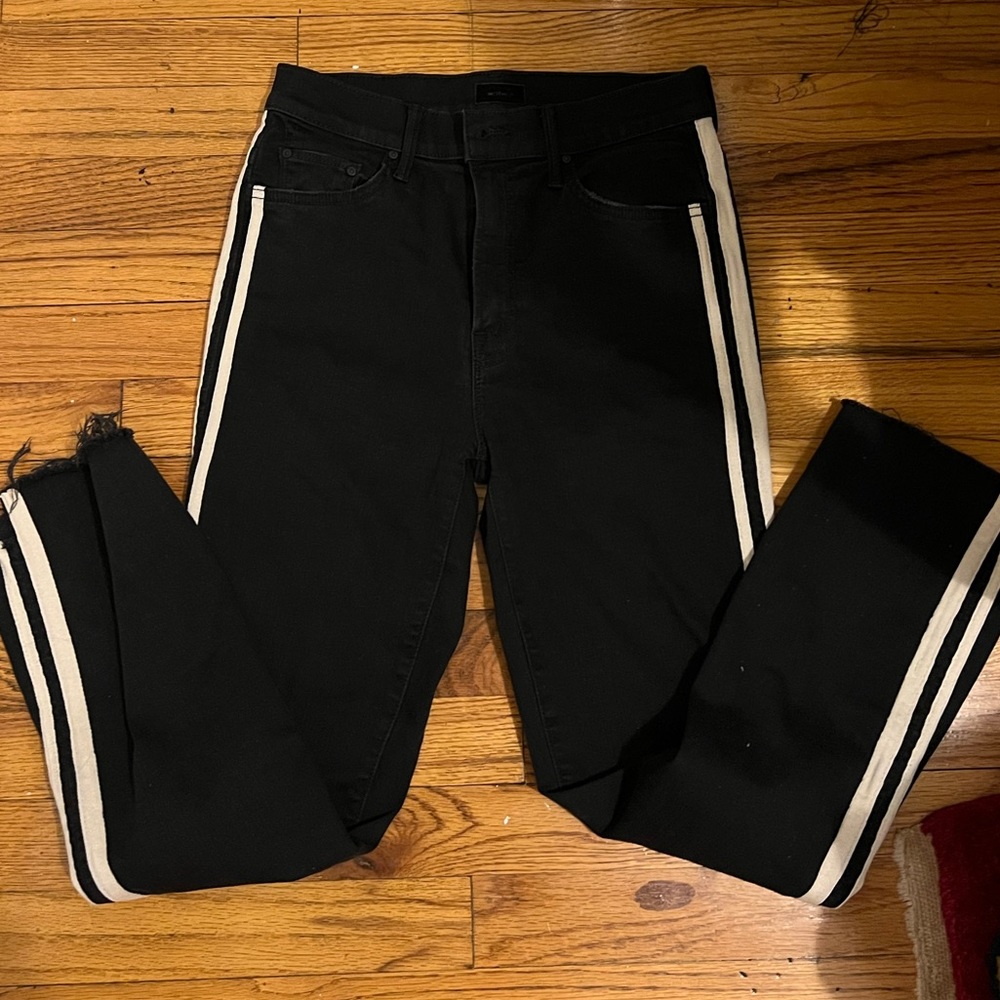 Mother Denim Black and white jeans